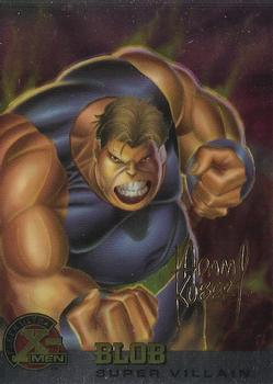 1995 Ultra X-Men Chromium - Gold Signature #61 Blob Front