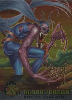 1995 Ultra X-Men Chromium - Gold Signature #62 Blood Scream Front