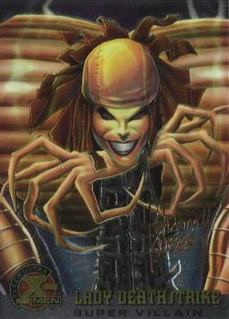 1995 Ultra X-Men Chromium - Gold Signature #67 Lady Deathstrike Front