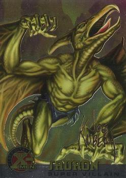 1995 Ultra X-Men Chromium - Gold Signature #74 Sauron Front