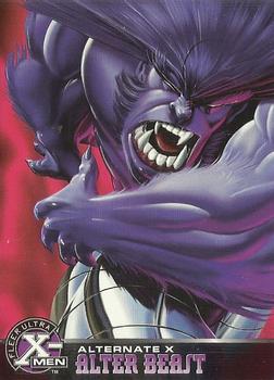 1995 Ultra X-Men Chromium - Alternate X #2 Alter Beast Front