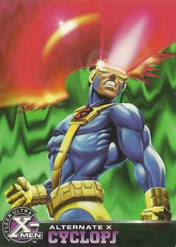 1995 Ultra X-Men Chromium - Alternate X #7 Cyclops Front