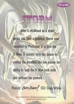 1995 Ultra X-Men Chromium - Alternate X #17 Storm Back