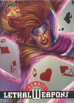 1995 Ultra X-Men Chromium - Lethal Weapons #5 Gambit Front