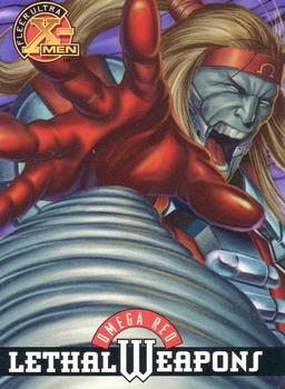 1995 Ultra X-Men Chromium - Lethal Weapons #6 Omega Red Front