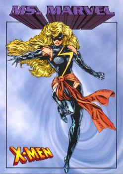 1997 Fleer/SkyBox X-Men #18 Ms. Marvel Front