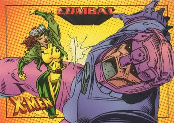 1997 Fleer/SkyBox X-Men #40 Rogue vs. Sentinel Front