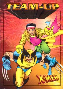 1997 Fleer/SkyBox X-Men #44 Wolverine & Jubilee Front