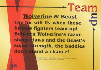 1997 Fleer/SkyBox X-Men #46 Wolverine & Beast Back