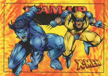 1997 Fleer/SkyBox X-Men #46 Wolverine & Beast Front