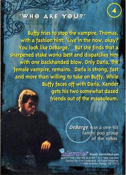 1998 Inkworks Buffy the Vampire Slayer Season 1 #4 