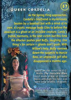 1998 Inkworks Buffy the Vampire Slayer Season 1 #37 Queen Cordelia Back
