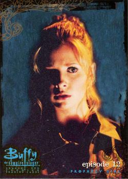 1998 Inkworks Buffy the Vampire Slayer Season 1 #41 'Think It'll Hurt?' Front