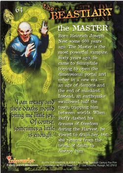 1998 Inkworks Buffy the Vampire Slayer Season 1 #64 the Master Back