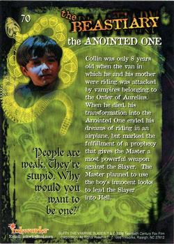 1998 Inkworks Buffy the Vampire Slayer Season 1 #70 the Anointed One Back
