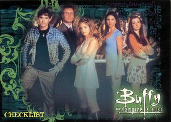 1998 Inkworks Buffy the Vampire Slayer Season 1 #72 Checklist Front