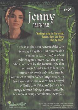 1999 Inkworks Buffy the Vampire Slayer Season 2 #68 Jenny Calendar Back