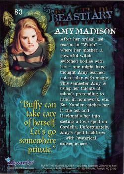 1999 Inkworks Buffy the Vampire Slayer Season 2 #83 Amy Madison Back