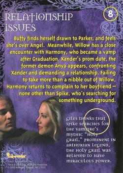 2000 Inkworks Buffy the Vampire Slayer Season 4 #8 Relationship Issues Back