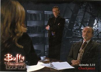 2001 Inkworks Buffy the Vampire Slayer Season 5 #37 Revolution Front