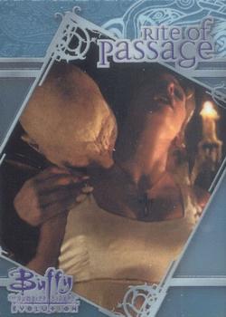 2002 Inkworks Buffy the Vampire Slayer Evolution #9 Meeting Her Destiny - Rite of Passage Front