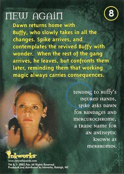 2002 Inkworks Buffy the Vampire Slayer Season 6 #8 New Again Back