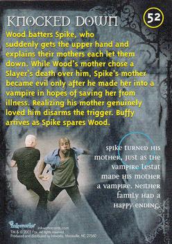 2003 Inkworks Buffy the Vampire Slayer Season 7 #52 Knocked Down Back