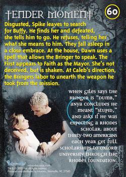 2003 Inkworks Buffy the Vampire Slayer Season 7 #60 Tender Moment Back