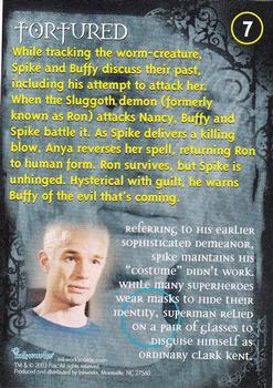 2003 Inkworks Buffy the Vampire Slayer Season 7 #7 Tortured Back