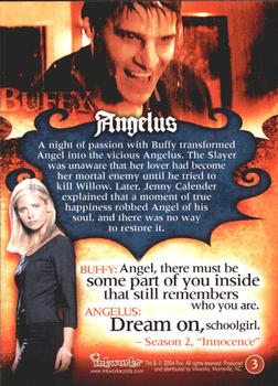 2004 Inkworks Buffy the Vampire Slayer Big Bads #3 Angelus Back