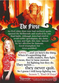 2004 Inkworks Buffy the Vampire Slayer Big Bads #71 The First Back