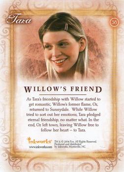 2004 Inkworks Buffy the Vampire Slayer Women of Sunnydale #38 Willow's Friend Back