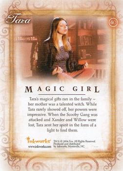 2004 Inkworks Buffy the Vampire Slayer Women of Sunnydale #40 Magic Girl Back