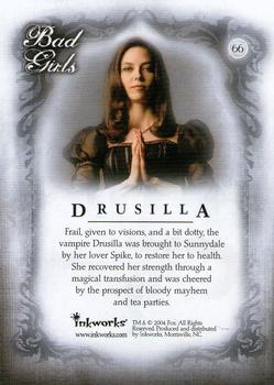 2004 Inkworks Buffy the Vampire Slayer Women of Sunnydale #66 Drusilla Back