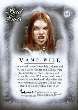 2004 Inkworks Buffy the Vampire Slayer Women of Sunnydale #69 Vamp Will Back