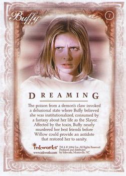 2004 Inkworks Buffy the Vampire Slayer Women of Sunnydale #7 Dreaming Back