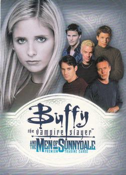 2005 Inkworks Buffy Men of Sunnydale #1 Men of Sunnydale (Title Card) Front