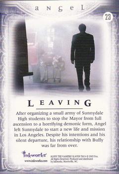 2005 Inkworks Buffy Men of Sunnydale #23 Leaving Back