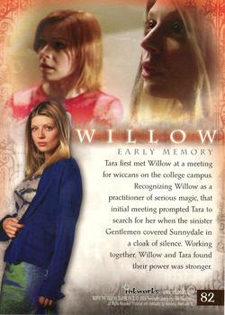2006 Inkworks Buffy the Vampire Slayer Memories #82 Willow Back