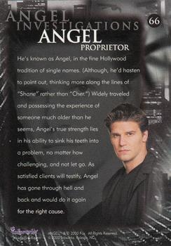 2000 Inkworks Angel Season 1 #66 Angel - Proprietor Back