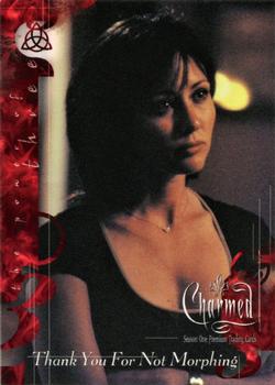 2000 Inkworks Charmed Season 1 #7 Appearances Deceive Front