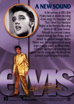1999 Inkworks Elvis Presley Platinum #10 A New Sound Back
