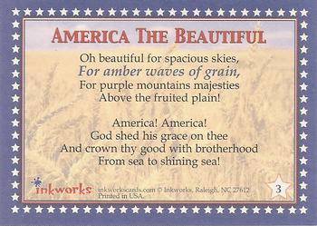 2001 Inkworks American Pride #3 Waves of Grain Back