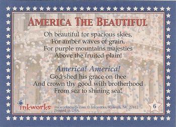 2001 Inkworks American Pride #6 America! America! Back