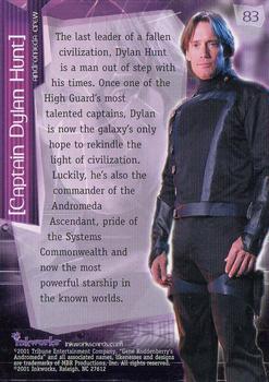 2001 Inkworks Andromeda Season 1 #83 Captain Dylan Hunt Back