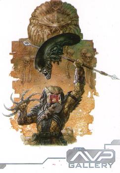 2004 Inkworks Alien vs. Predator #82 Art:  The Hunter's Prize Front