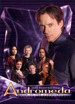 2004 Inkworks Andromeda Reign of the Commonwealth #1 Gene Roddenberry's Andromeda: Reign of the Commonwealth Front