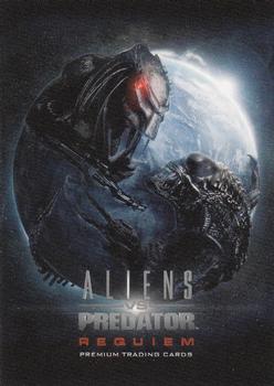 2007 Inkworks Alien vs. Predator Requiem #1 Aliens vs. Predator Requiem (title card) Front