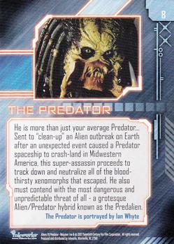 2007 Inkworks Alien vs. Predator Requiem #8 The Predator Back