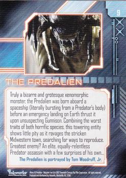 2007 Inkworks Alien vs. Predator Requiem #9 The Predalien Back